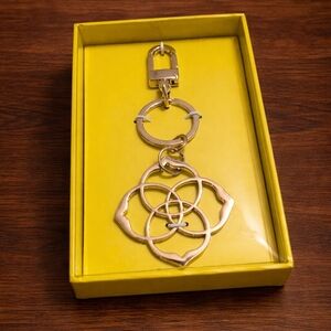 Kendra Scott Keychain - Dira Medallion - Gold Plated